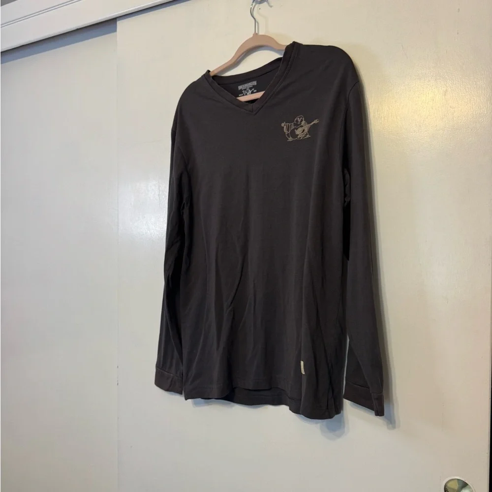 True‎ Religion World Tour Dark Gray Long Sleeve Shirt